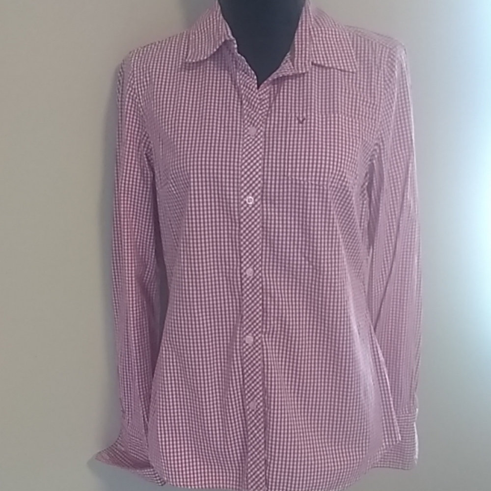 Nwt checkered blouse